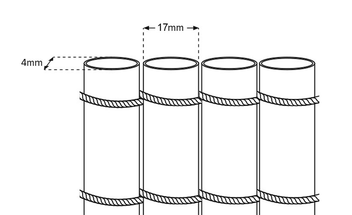 estructura del cañizo