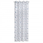 Podgląd: Cortina con Estampado de Flores, con Ojales, Producto Terminado Preestreno: Cortina con Estampado de Flores, con Ojales, Producto Terminado