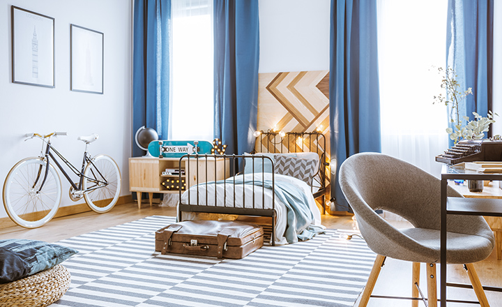 Cortinas lonetas para dormitorios