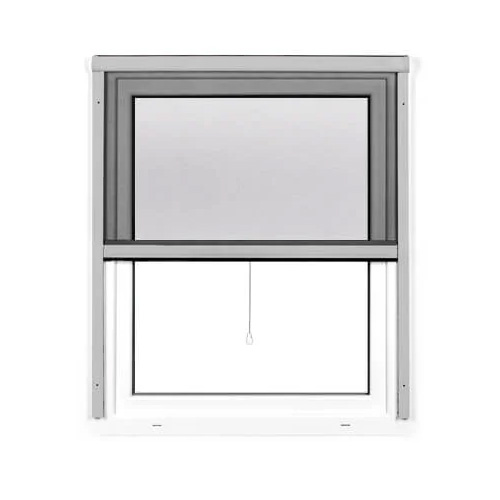 Mosquitera Enrollable Vertical 4 en 1, para Ventanas, Producto Terminado, Plateado