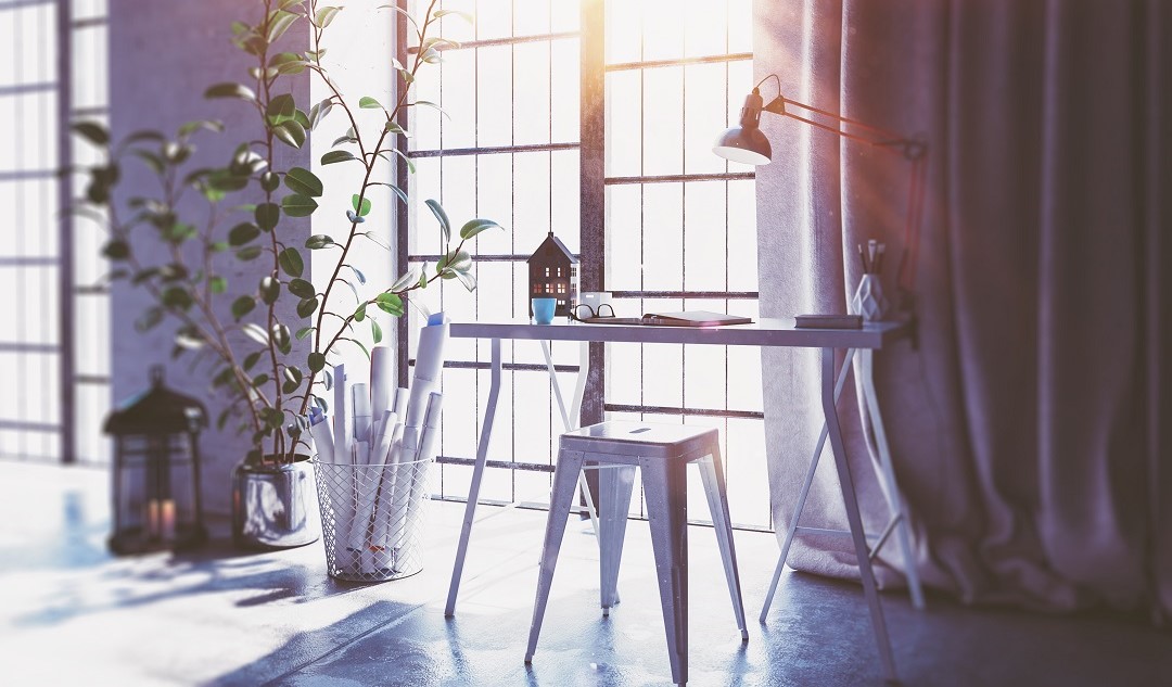 las cortinas de tela son una de las mejores opciones para la decoración de ventanales grandes