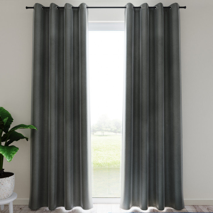 Cortina con Ojales, Tejido Opaco, Producto Terminado