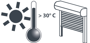 persiana exterior - calor