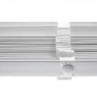 Preestreno: Veneciana de Imitación Madera de 50mm con Cinta Escalera en Blanco, Producto Terminado