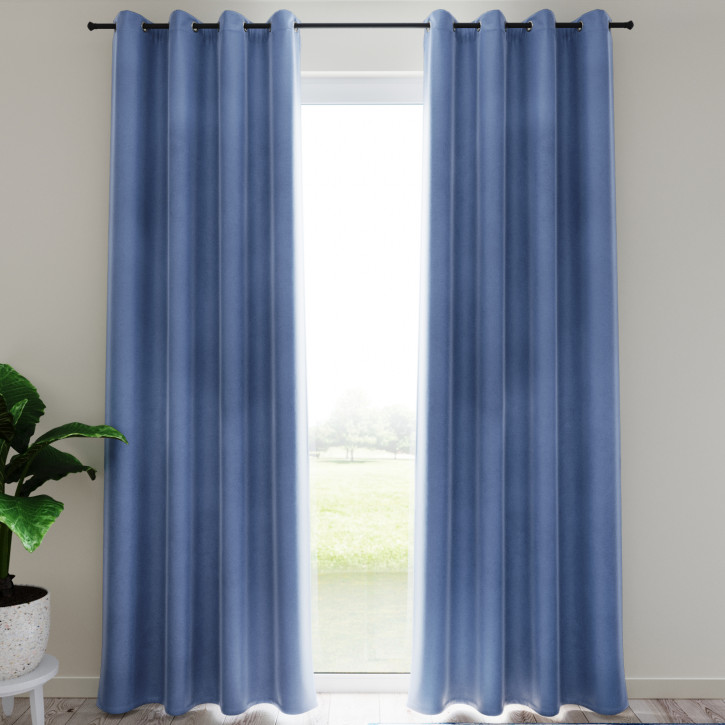 Cortina con Ojales, Tejido Opaco, Producto Terminado