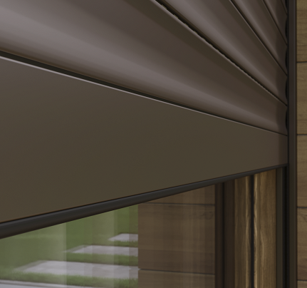 persianas plisadas en la ventana puerta balconera