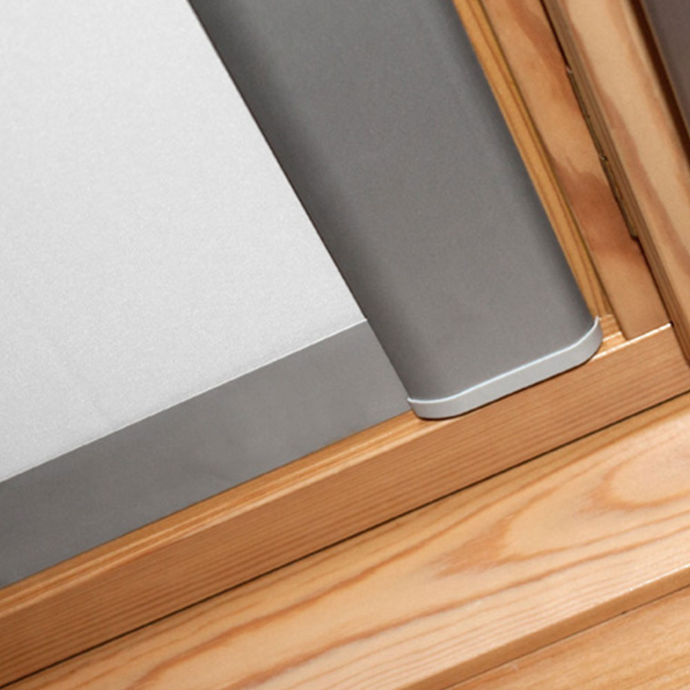 Estor para ventanas de tejado - estructura de aluminio y guía laterales