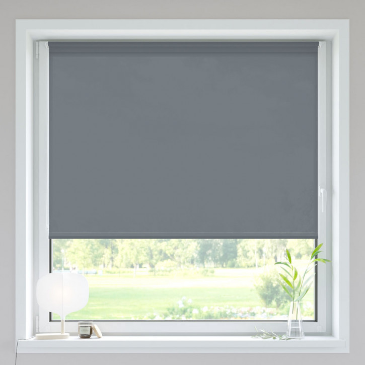 Estor enrollable opaco blanco 135 x 190 cm Blackout