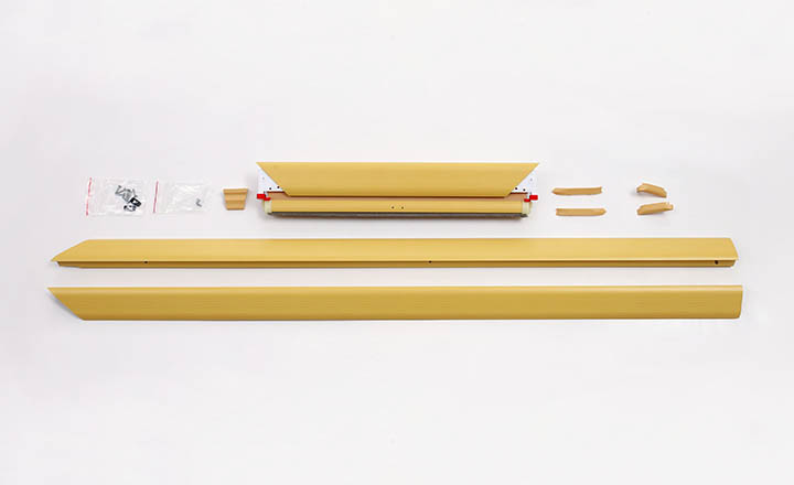 Kit de montaje para estor enrollable para ventanas de tejado
