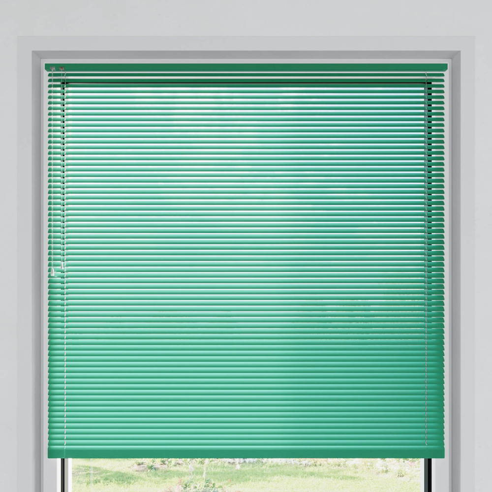 Veneciana de Aluminio 25mm, A Medida, Verde hierba