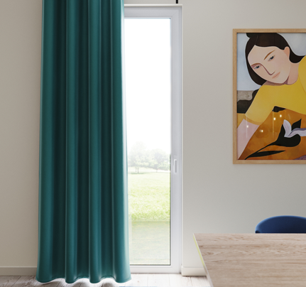 cortinas translúcidas para una casa moderna