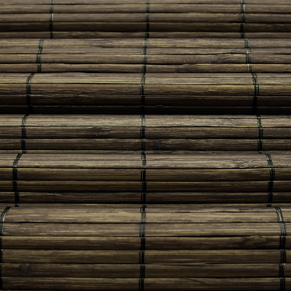 Estor Plegable de Bambú, Producto Terminado, Marrón, 110 x 220 cm