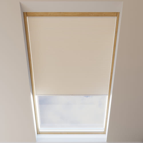 Cortina Plisada para Ventanas de Tejado, Nido de abeja, a Medida, Piano Arena