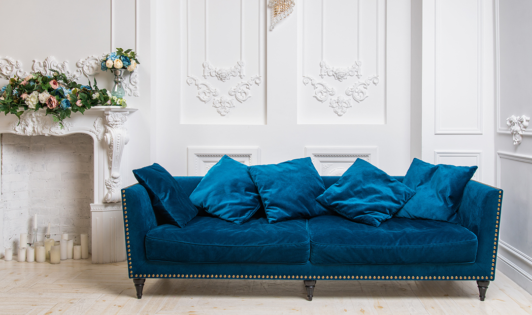 azul clasico sofa