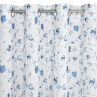 Podgląd: Cortina con Estampado de Flores, con Ojales, Producto Terminado Preestreno: Cortina con Estampado de Flores, con Ojales, Producto Terminado