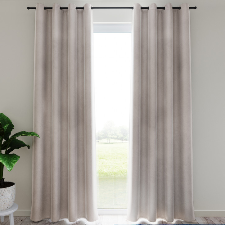 Cortina con Ojales, Tejido Opaco, Producto Terminado