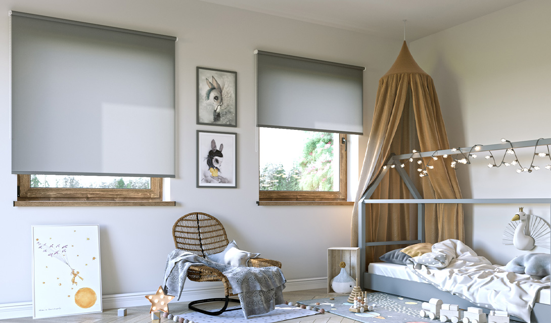 Cortinas infantiles para las habitaciones de los niños