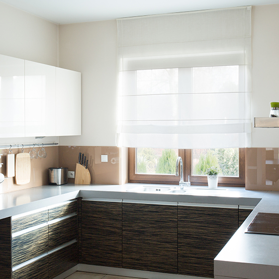 estores lavables para cocina
