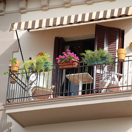 toldo portátil para balcón