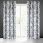 Podgląd: Cortina con Estampado de Flores, con Ojales, Producto Terminado Preestreno: Cortina con Estampado de Flores, con Ojales, Producto Terminado